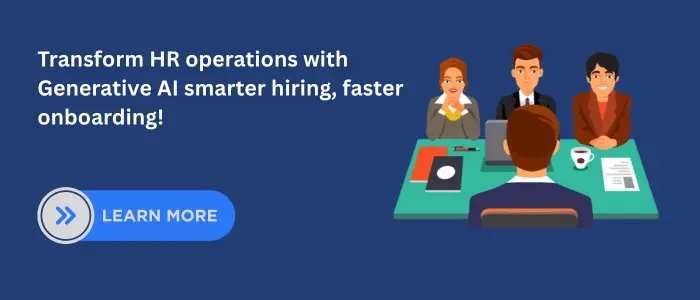 Generative AI transforming human resources operations