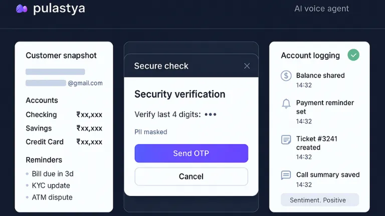 Banking assistance - Pulastya AI