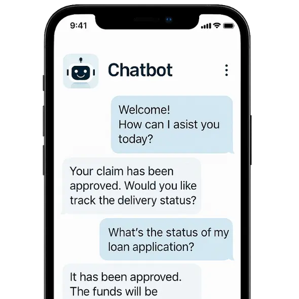 Banking app login screen