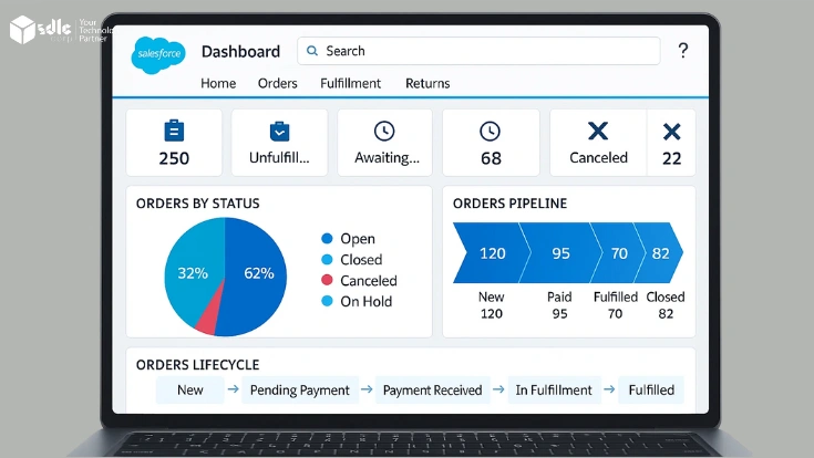 salesforce lightning order management system