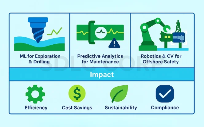AI in Oil & Gas With Drilling, Predictive Maintenance, and Offshore Safety
.