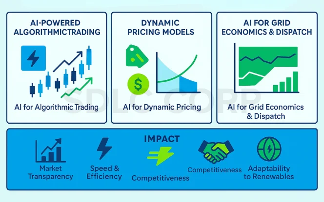 AI in Energy Trading: Algorithmic Trading, Dynamic Pricing, and Grid Dispatch