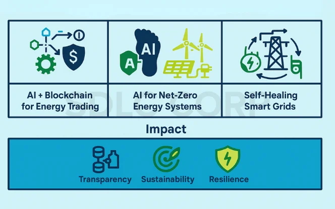 Future of AI in Energy: Blockchain, Net-Zero Systems, and Smart Grids