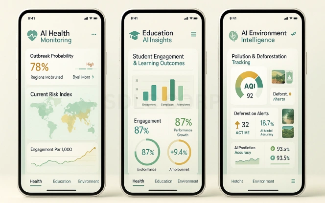 Practical Use Cases of AI in Nonprofits Health prediction, education analytics, and environmental monitoring dashboards for nonprofit use cases