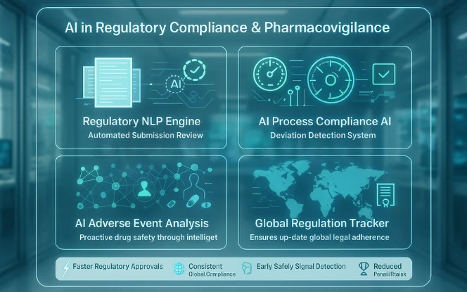 AI in Regulatory Compliance & Pharmacovigilances.
