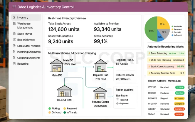 How Odoo for Logistics Transforms Inventory Control and Warehouse Operations