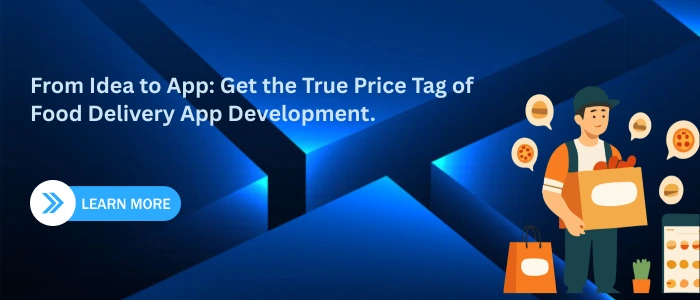 cost to food delivery app