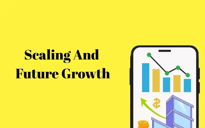 Three smartphone screens representing strategies for app scaling and future growth. The first screen displays a microservices dashboard with feature toggles labeled 'Chat', 'Video', and 'Notifications', each with on/off switches that allow independent deployment and control. The second screen shows a localized app interface with a language selector dropdown in the corner, and translated UI content demonstrating multilingual support for global users. The third screen presents a cloud infrastructure dashboard with real-time system health data including uptime percentages, server response time graphs, and a map showing regional traffic distribution, reflecting scalability and backend monitoring. Each screen is professionally designed with modern, functional UI components.