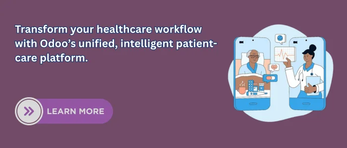 Transform your healthcare workflow with Odoo’s unified, intelligent patient-care platform.