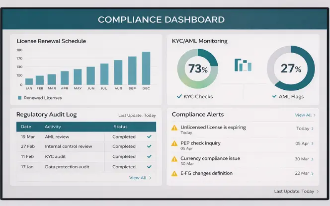 Continuing compliance, reporting, and audits for licensed gambling businesses in Malaysia.