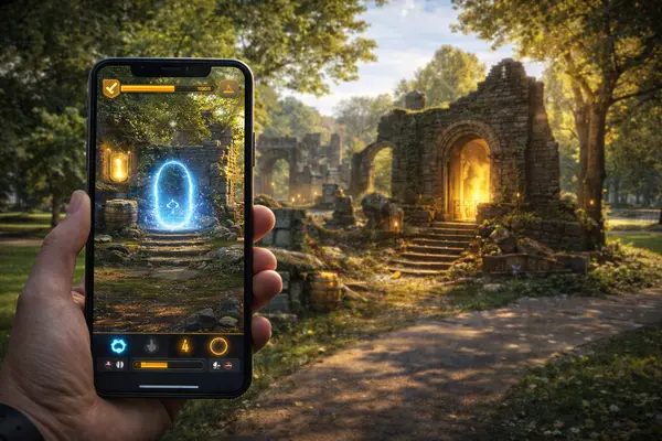 AR Quest concept and interaction