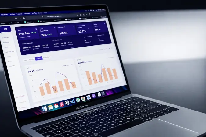 Post-call analytics dashboard with transcripts and performance metrics
