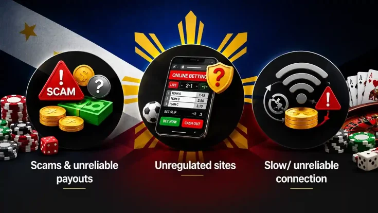 Philippines iGaming trust challenges including scam fear, unreliable payouts, unregulated sites, and slow access.