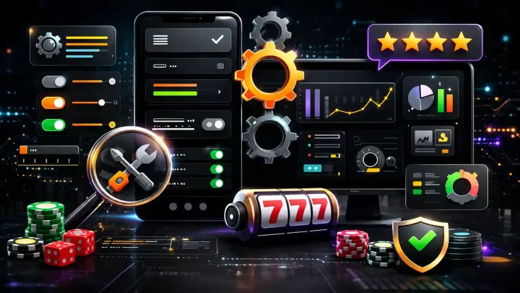 Philippines iGaming UX settings dashboard for notifications, privacy controls, limits, and account security.