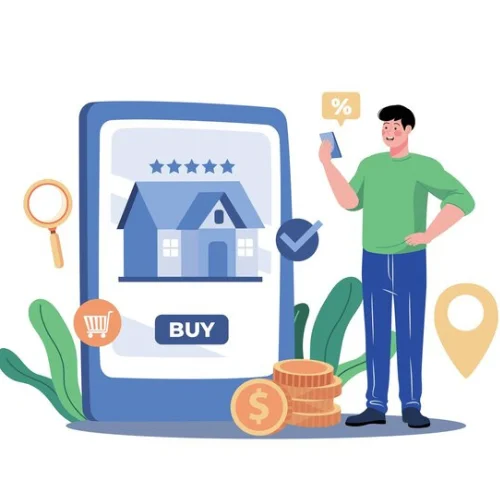 Real estate app development involves creating mobile or web applications tailored for buying,