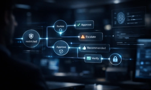 AI decision support with measurable performance gates