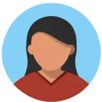 Female user avatar illustration
