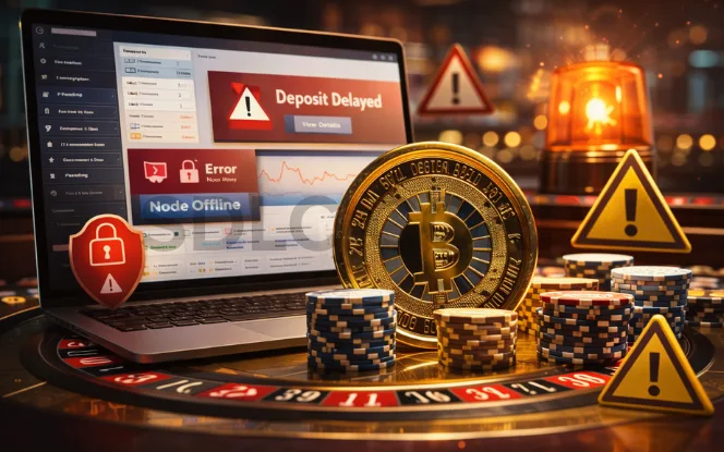 Support scope for bitcoin casino software including monitoring incidents and wallet issues