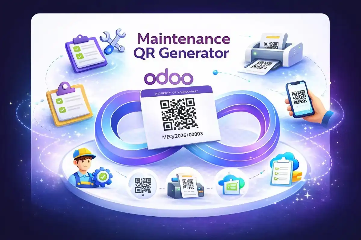 Scalable maintenance operations with QR-based asset tracking and centralized system management
