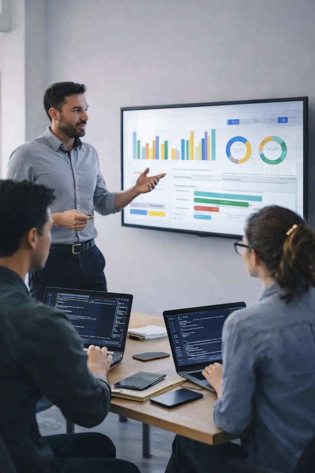 IT staffing agency presenting hiring strategy and workforce planning