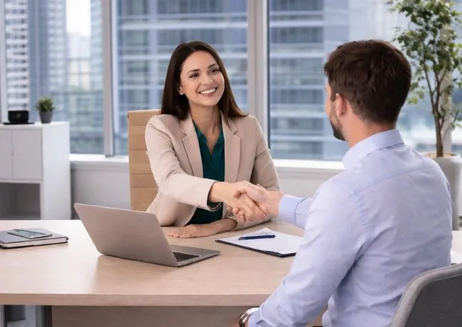 HR team reviewing staffing requirements and workforce planning