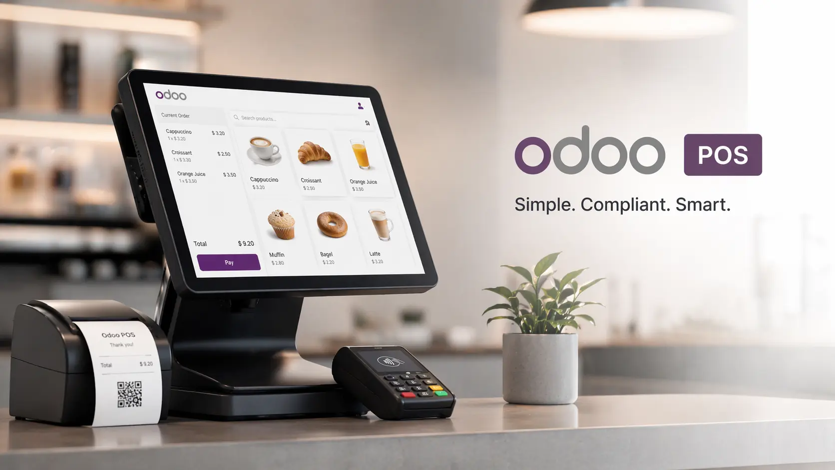 Cassaplus fiscal printer Odoo POS compliance case study