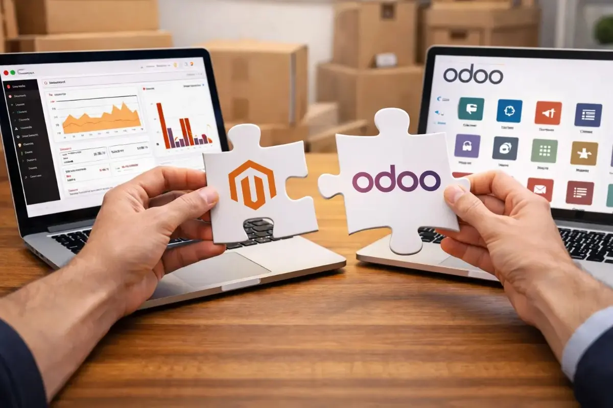 Magento Odoo integration workflow