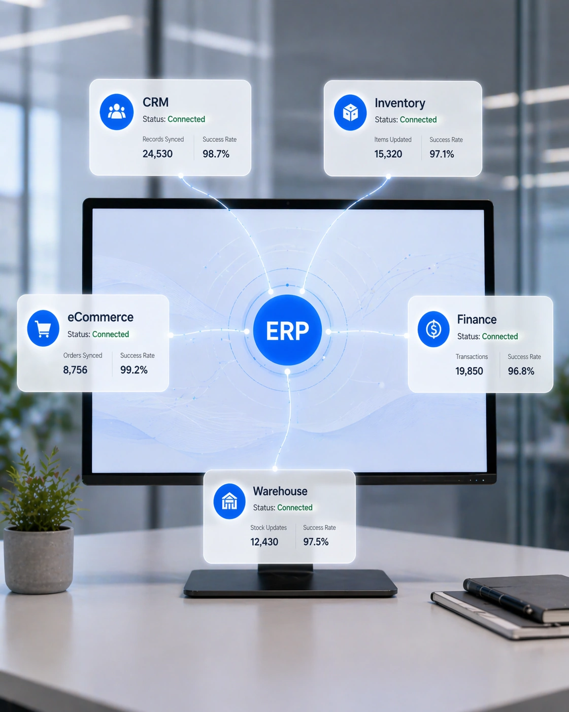 Odoo integration services &mdash; SDLC Corp ERP connectivity