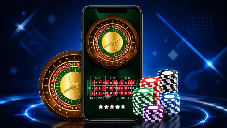 Roulette game interface showing wheel variants and betting table layout for mobile and desktop