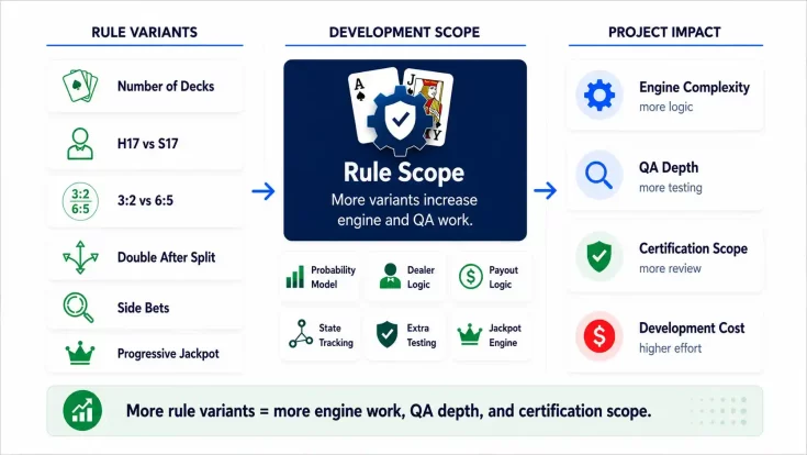 Blackjack development cost