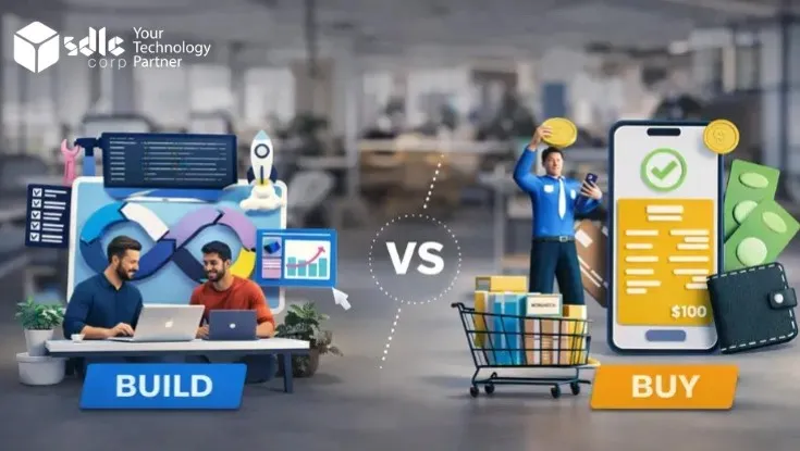 Build versus buy custom software versus SaaS for enterprise decisions