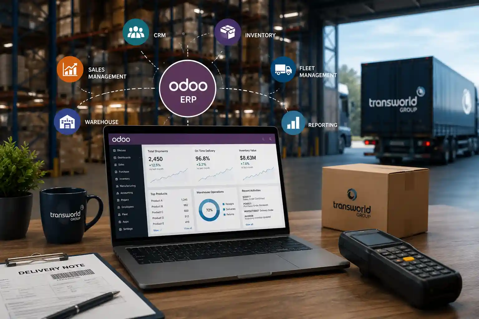 Transworld Logistics Odoo ERP case study