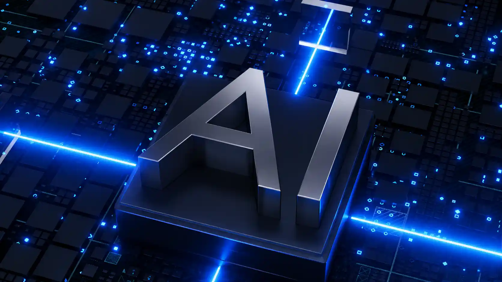 Artificial intelligence visual for AI use cases in banking software