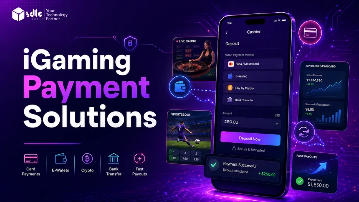 iGaming Payment Solutions for gaming platforms with card payments, e-wallets, crypto, bank transfer, fast payouts, cashier flow, and operator dashboard