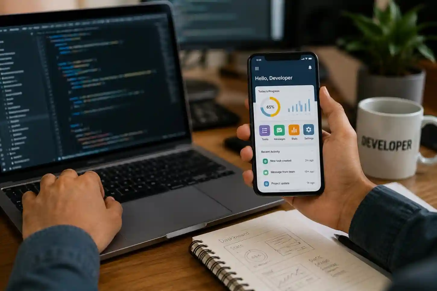 Startup mobile app development for iOS and Android by SDLC Corp