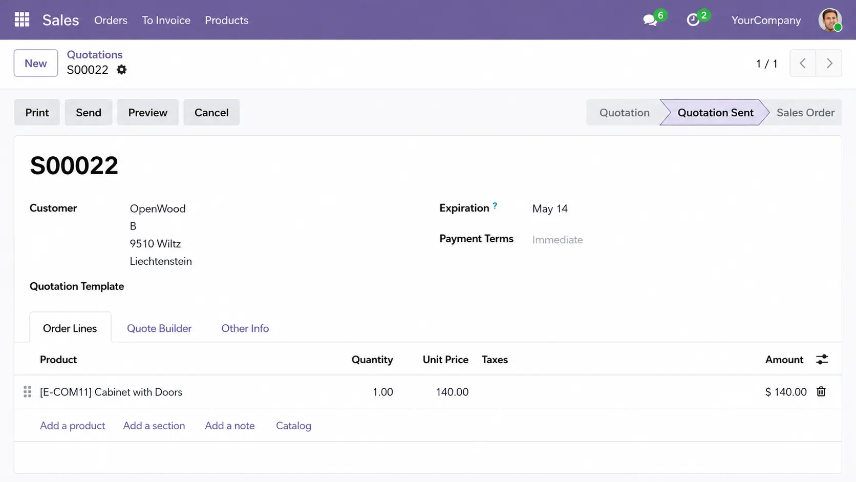 Button and tab access configuration in Odoo Smart Access Controller