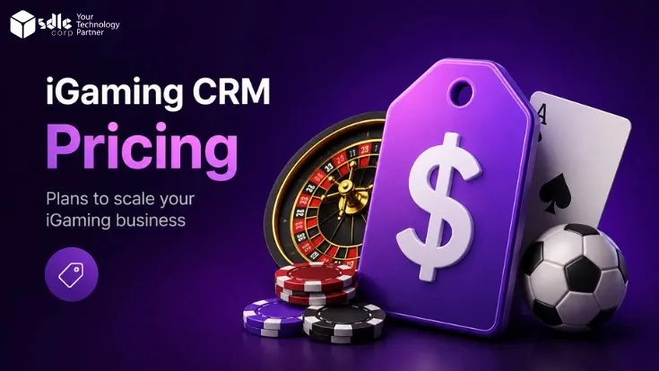 iGaming CRM cost and pricing concept image