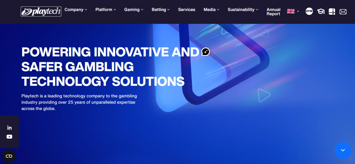 Playtech omni-channel sportsbook and iGaming platform interface