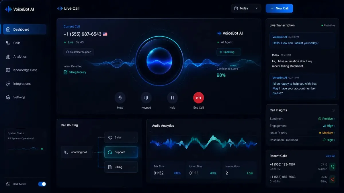 Pulastya AI voice agent handling business calls