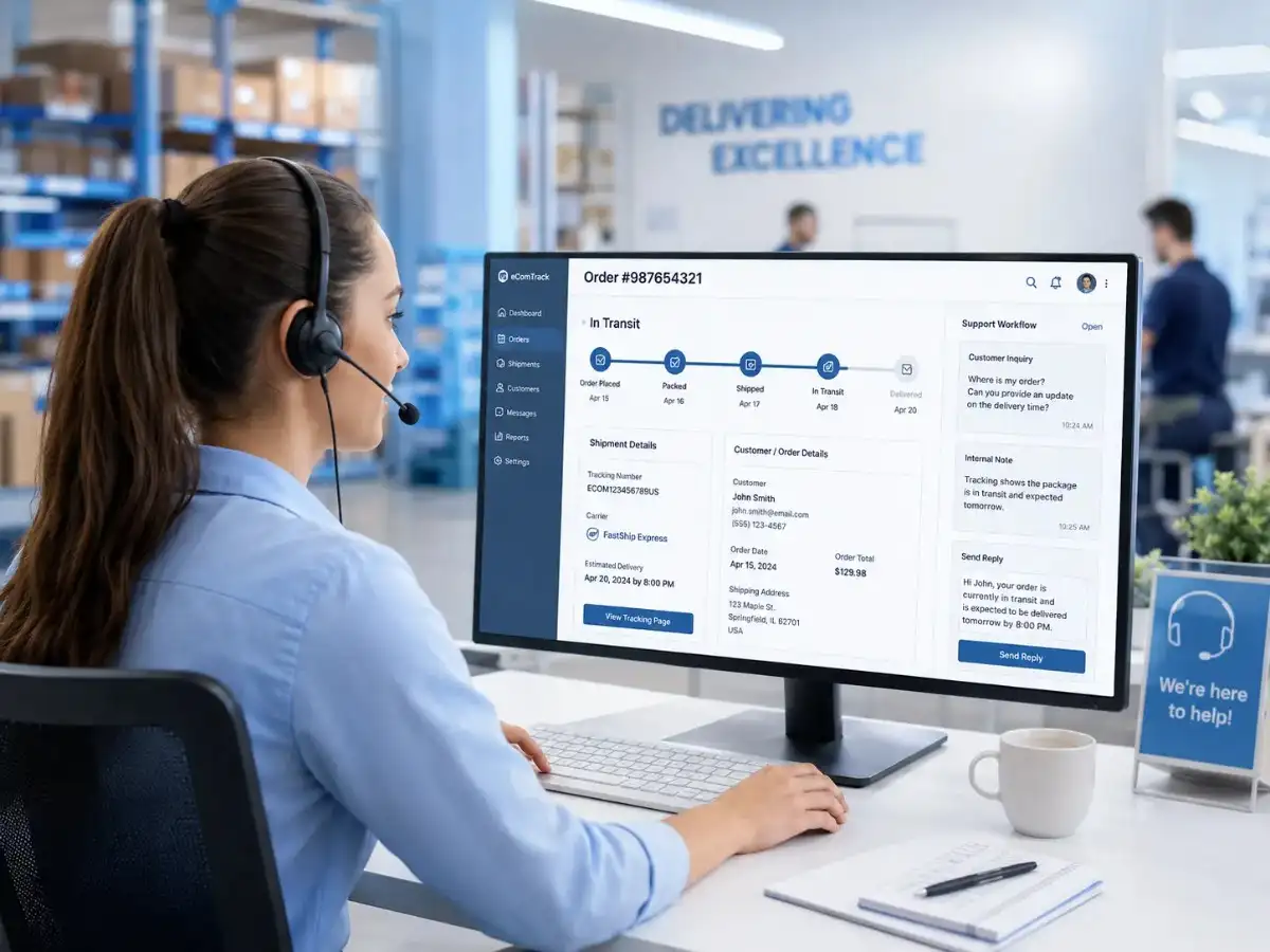 Ecommerce business using AI voice support for customer calls