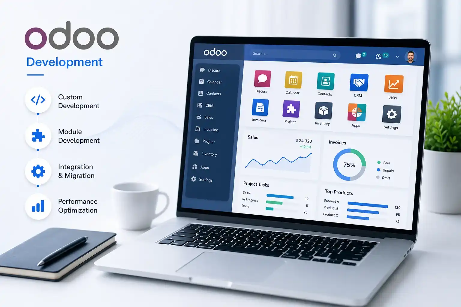 Odoo localized for Egypt: ETA e-invoicing, VAT and Arabic