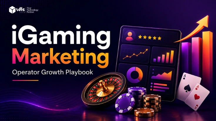 iGaming marketing strategy dashboard for operators with growth charts CRM insights and casino analytics