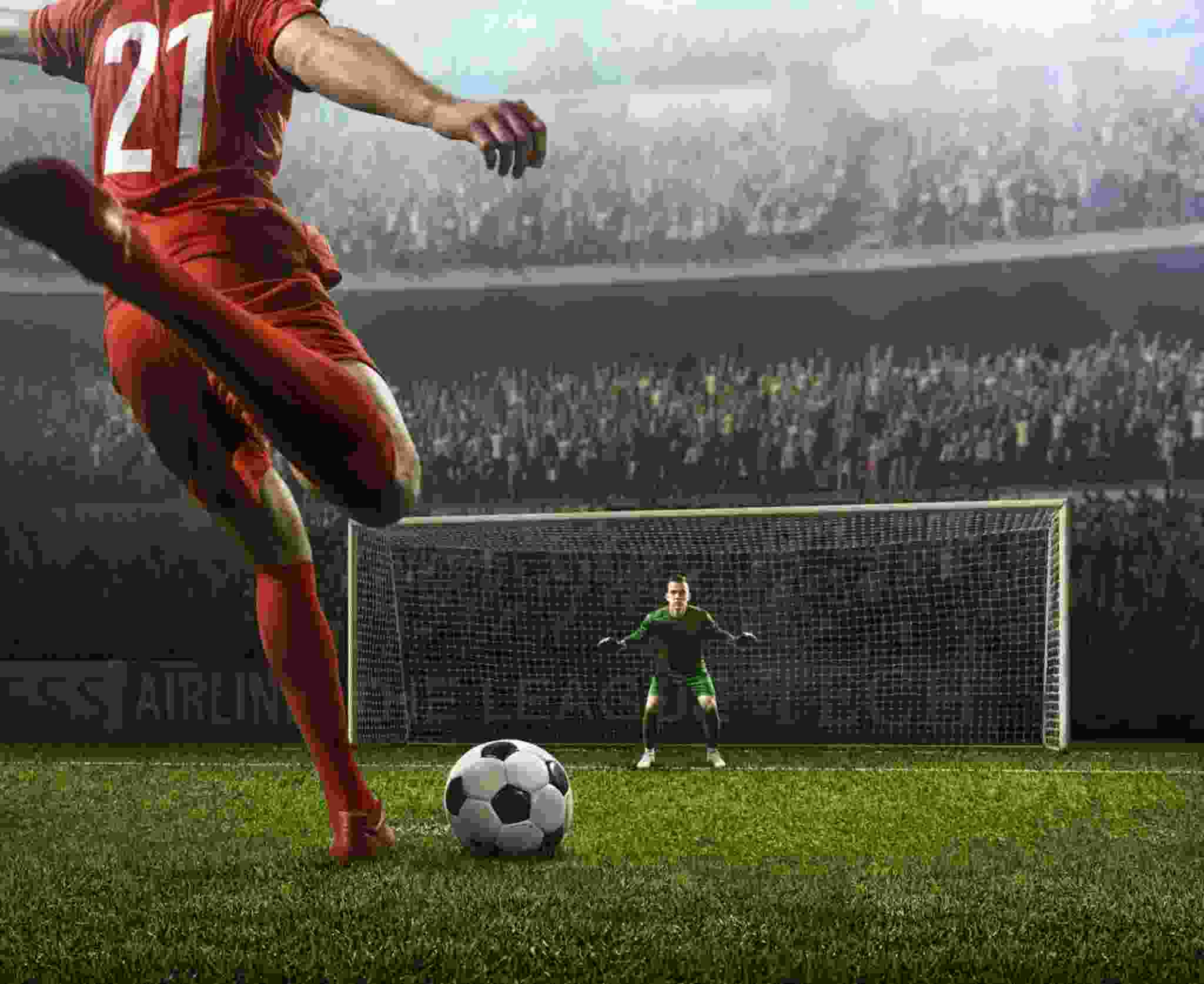 VR soccer game for Orange showing immersive gameplay and real-time 5G experience