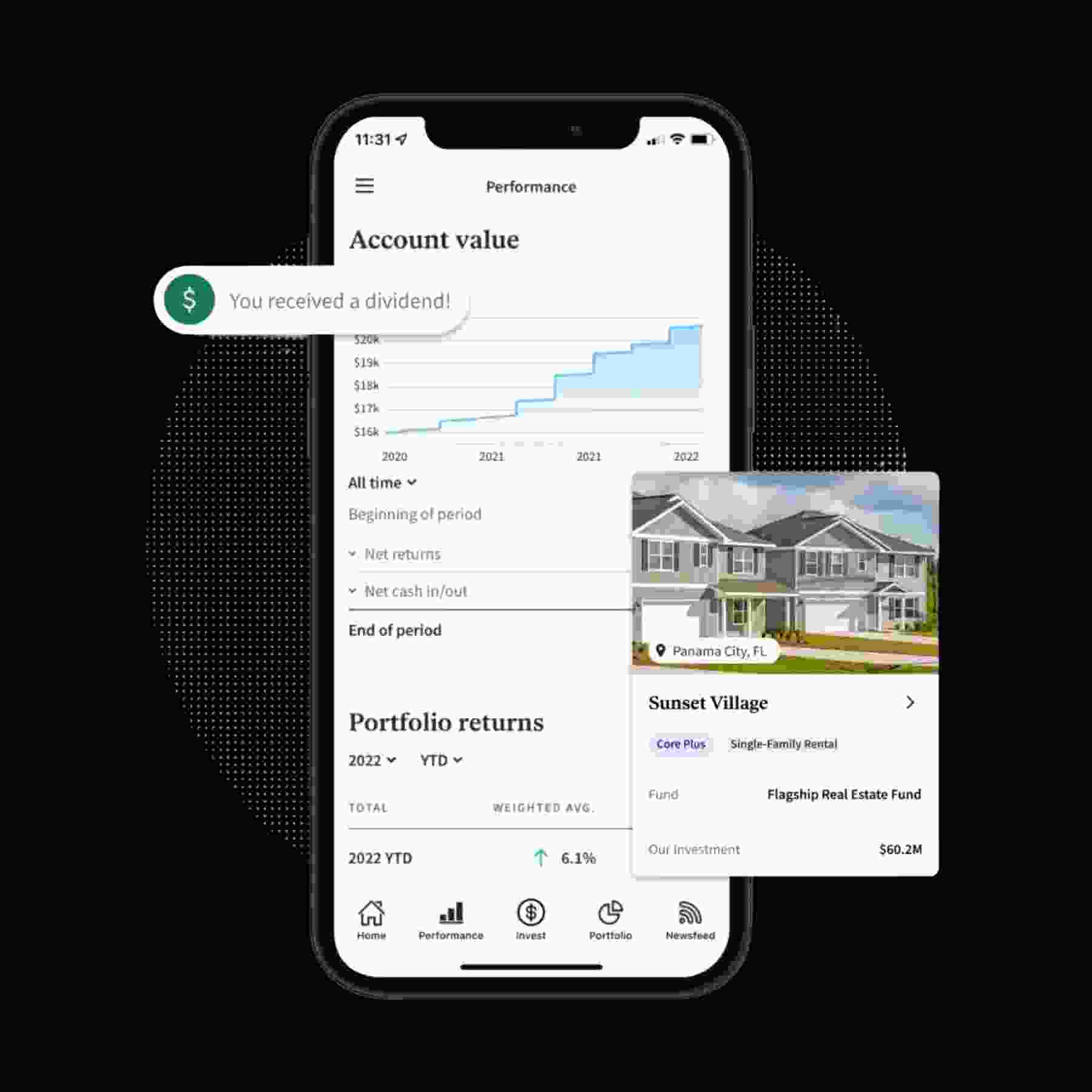 Develop an app targeting real estate investors to help them analyse properties
