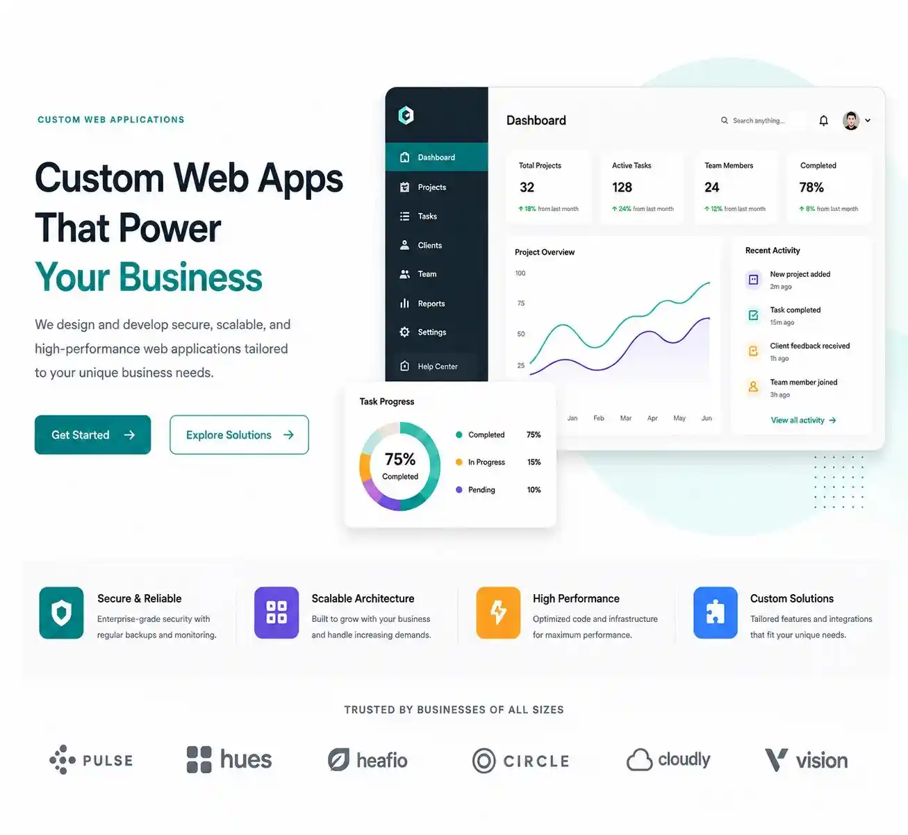 Custom web application development