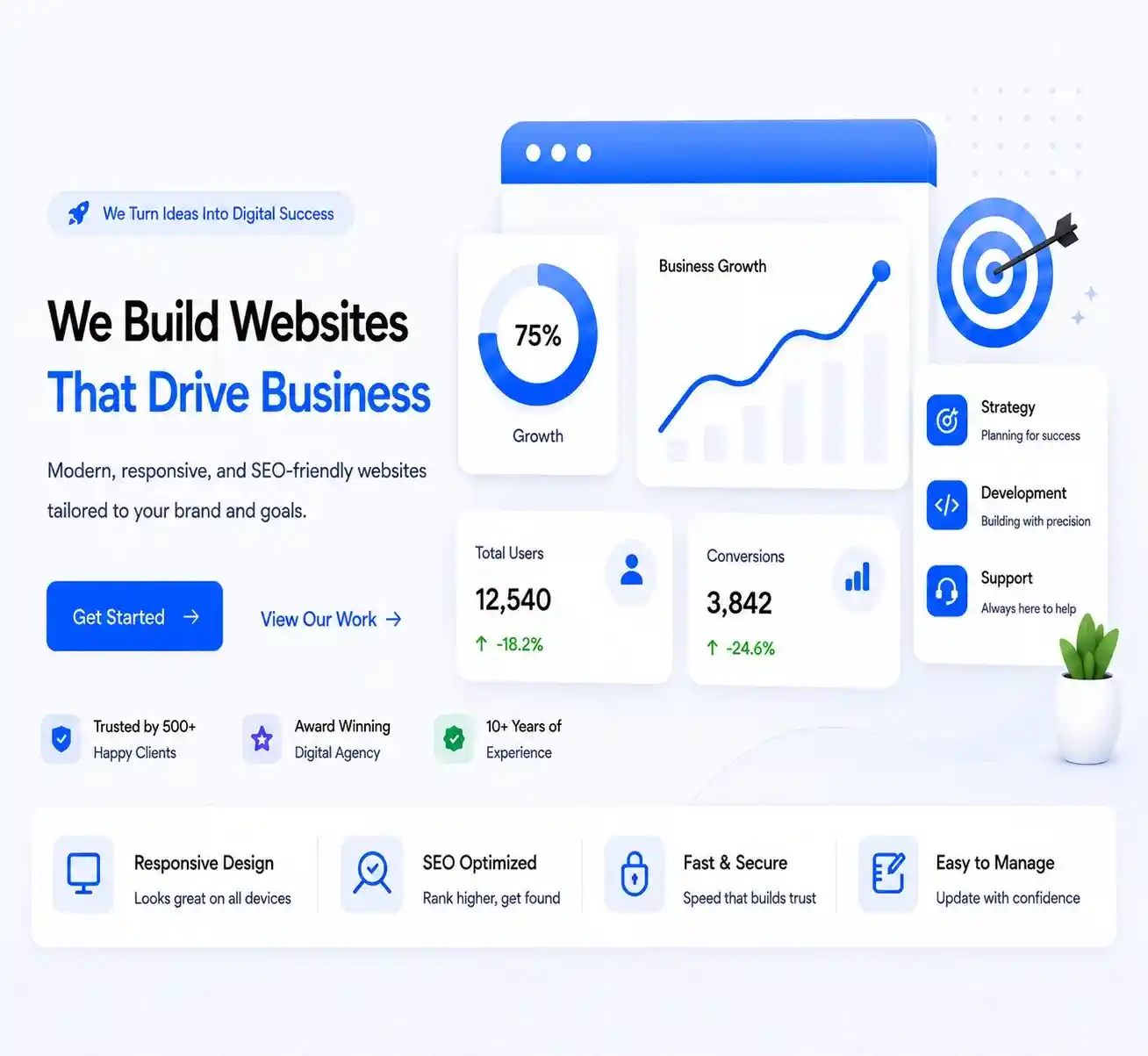 Business website development