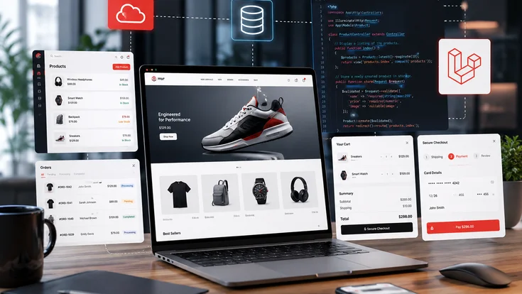 Ecommerce Laravel development