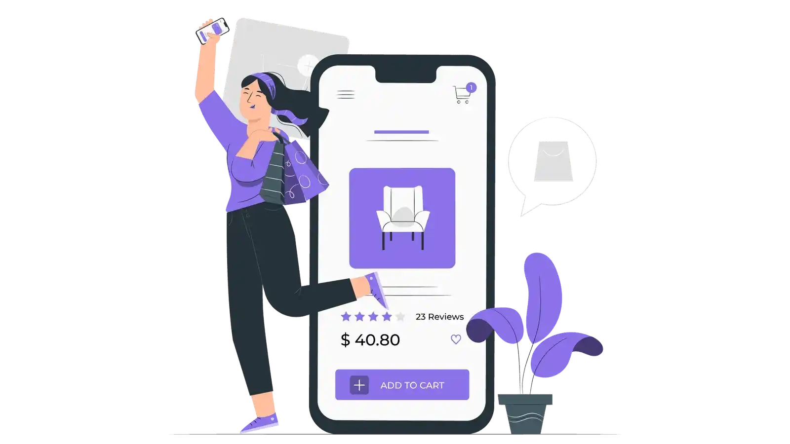 Ecommerce website and mobile commerce app development consultation