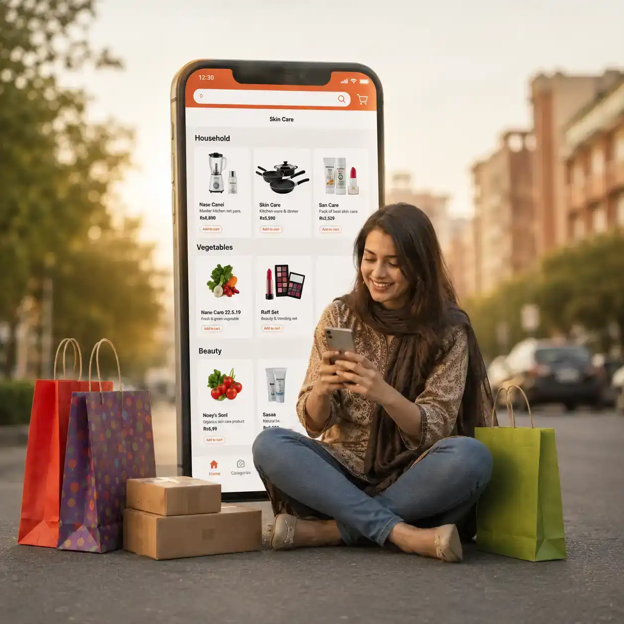 Secure ecommerce checkout and mobile shopping experience
