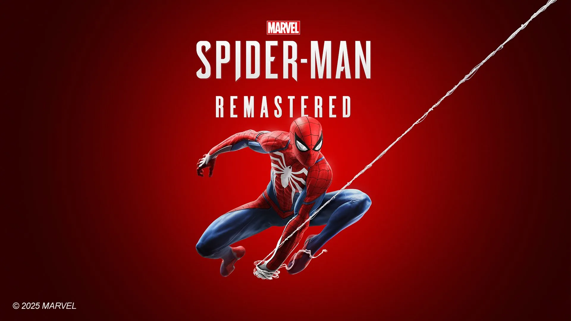 Spider-Man in official artwork for Marvel’s Spider-Man Remastered